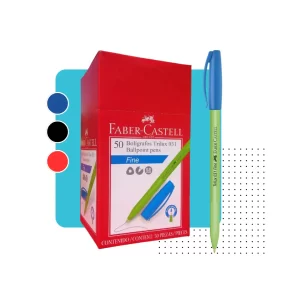 CAJA DE LAPICEROS FABER CASTELL X 50