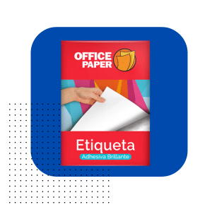 Papel Adhesivo Blanco Brillante 180 G A4 100 Hojas