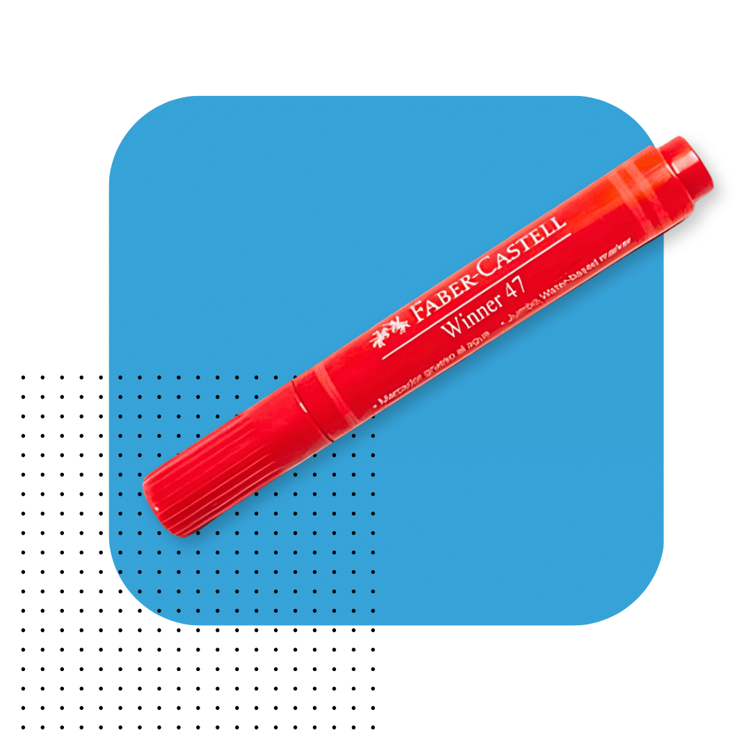 PLUMON WINNER 47 3-5MM FABER ROJO