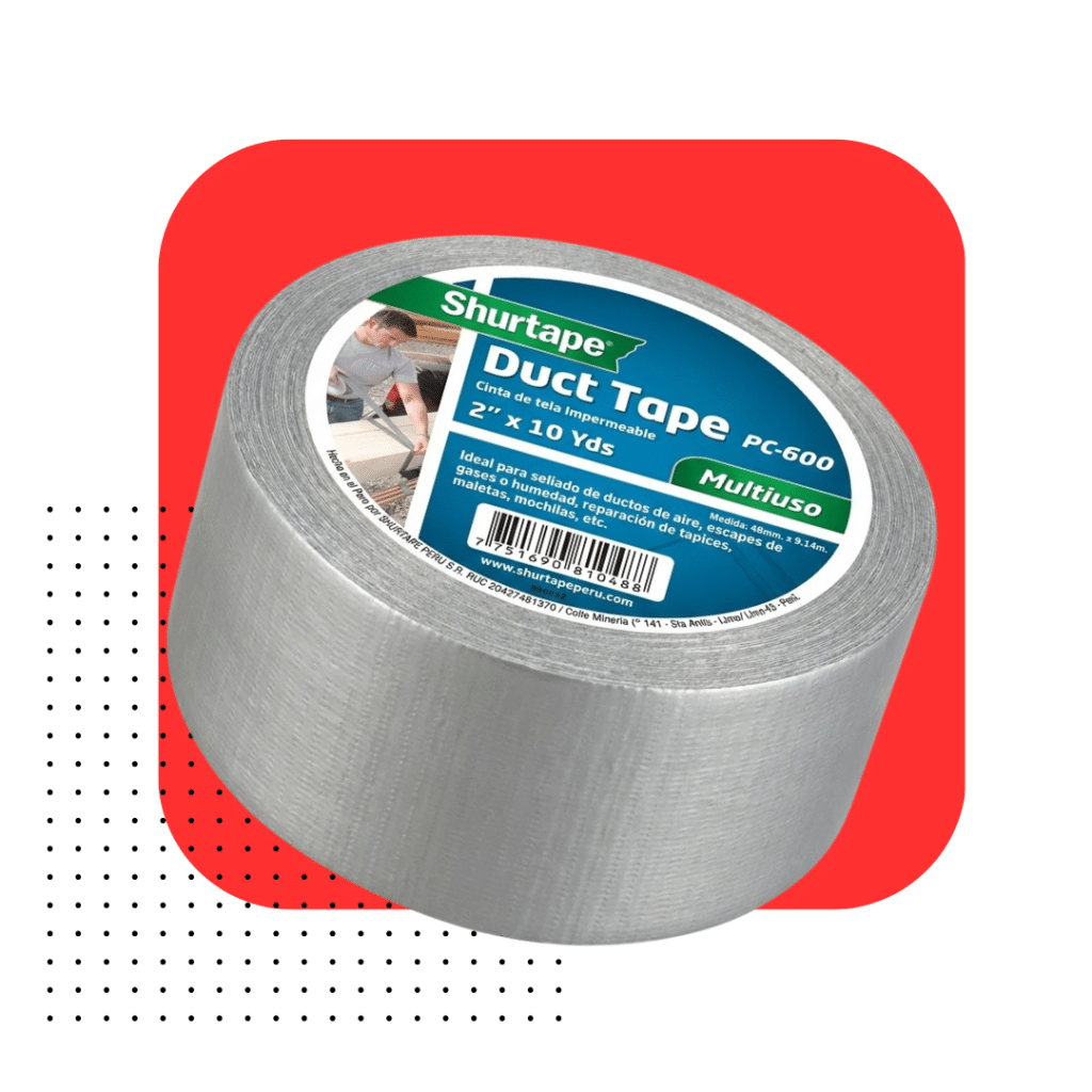 Cinta Shurtape Duct Tape Gris 2'' X 10 Yd