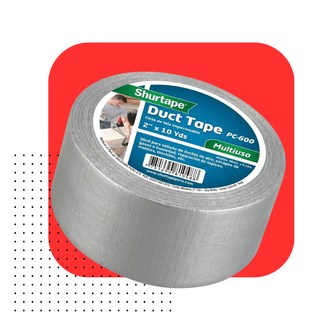 Cinta Shurtape Duct Tape Gris 2'' X 10 Yd